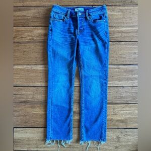 Vigoss Stevie Crop Straight Blue Jeans Size 24